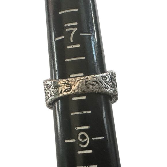 Gucci Interlocking G Arabesque Ring Sterling Silver - Picture 15 of 16